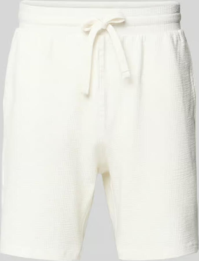 Only & Sons Loose fit sweatshorts van mix van biologisch katoen model 'KIAN' - Foto 4