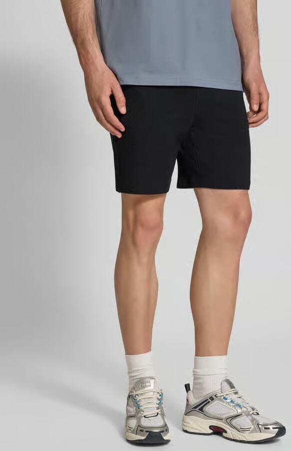 Only & Sons Loose fit sweatshorts van mix van biologisch katoen model 'KIAN' - Foto 5
