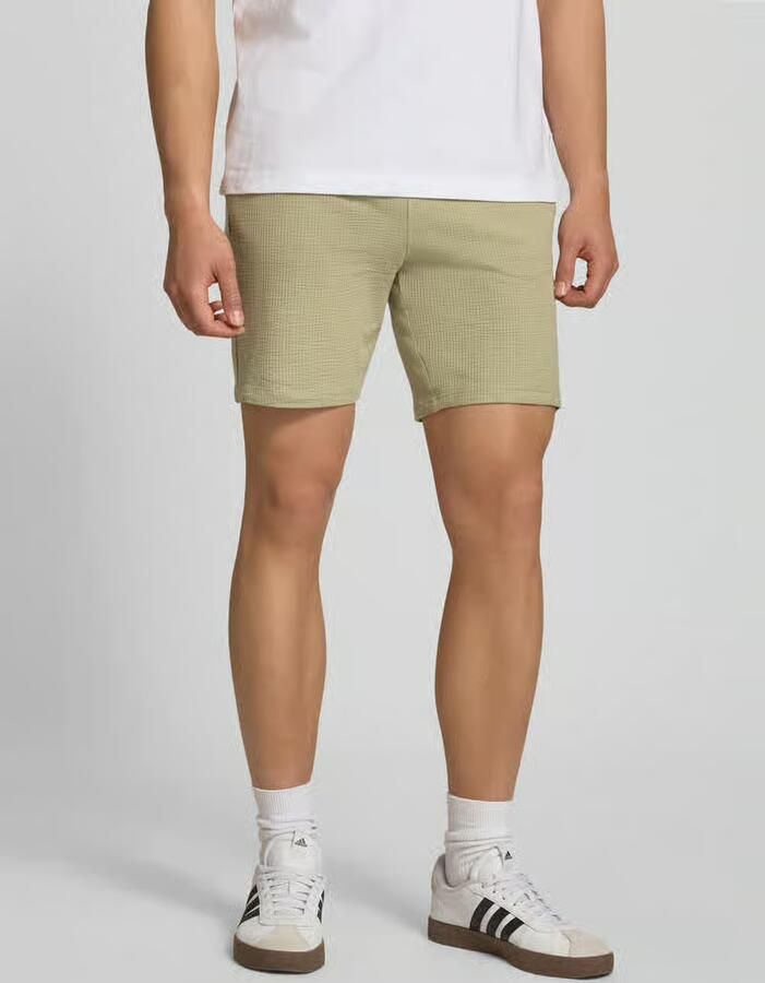Only & Sons Loose fit sweatshorts van mix van biologisch katoen model 'KIAN' - Foto 7
