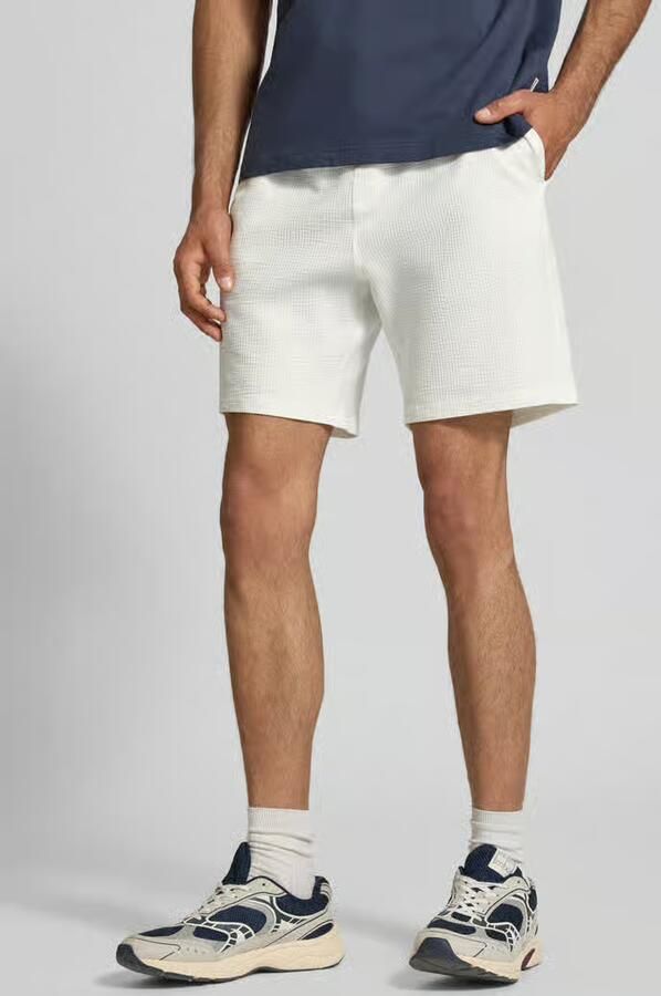 Only & Sons Loose fit sweatshorts van mix van biologisch katoen model 'KIAN' - Foto 11
