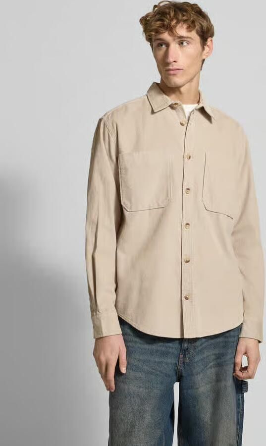 Only & Sons Loose fit vrijetijdsoverhemd van puur katoen model 'ALP' - Foto 2