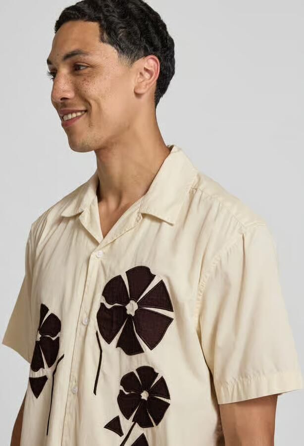 Only & Sons loose fit vrijetijdsoverhemd van puur katoen model 'SEEREN EMBROIDERY'