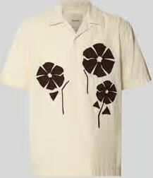 Only & Sons loose fit vrijetijdsoverhemd van puur katoen model 'SEEREN EMBROIDERY'