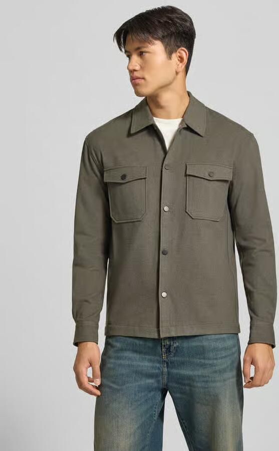 Only & Sons Overhemdjack met borstzakken met viscose - Foto 6