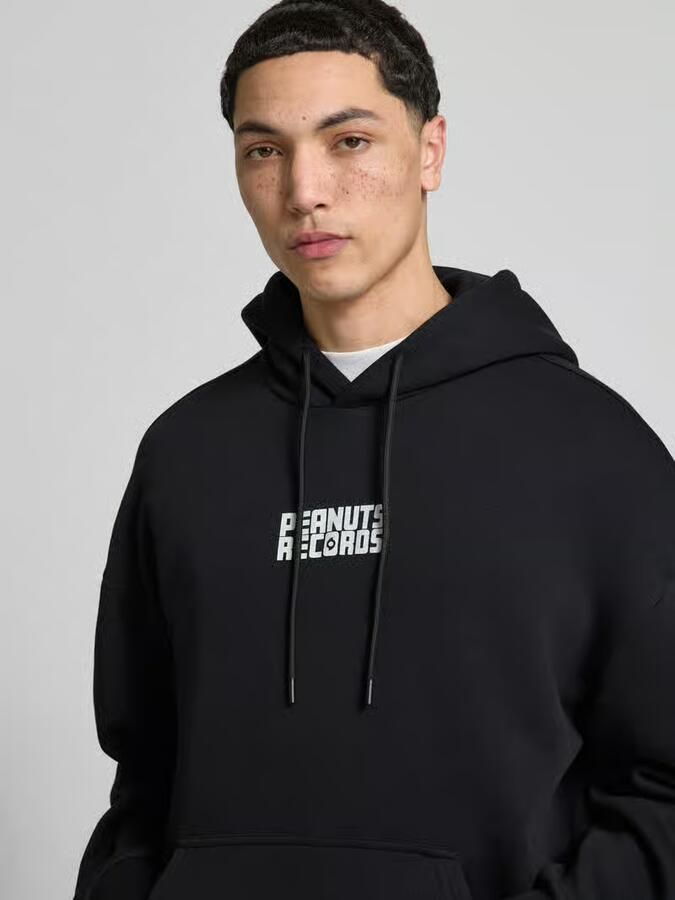 Only & Sons Oversized hoodie van katoenmix model 'PEANUTS BACK'