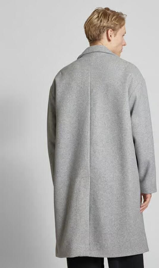 Only & Sons Oversized lange jas met reverskraag model 'WORF' - Foto 3