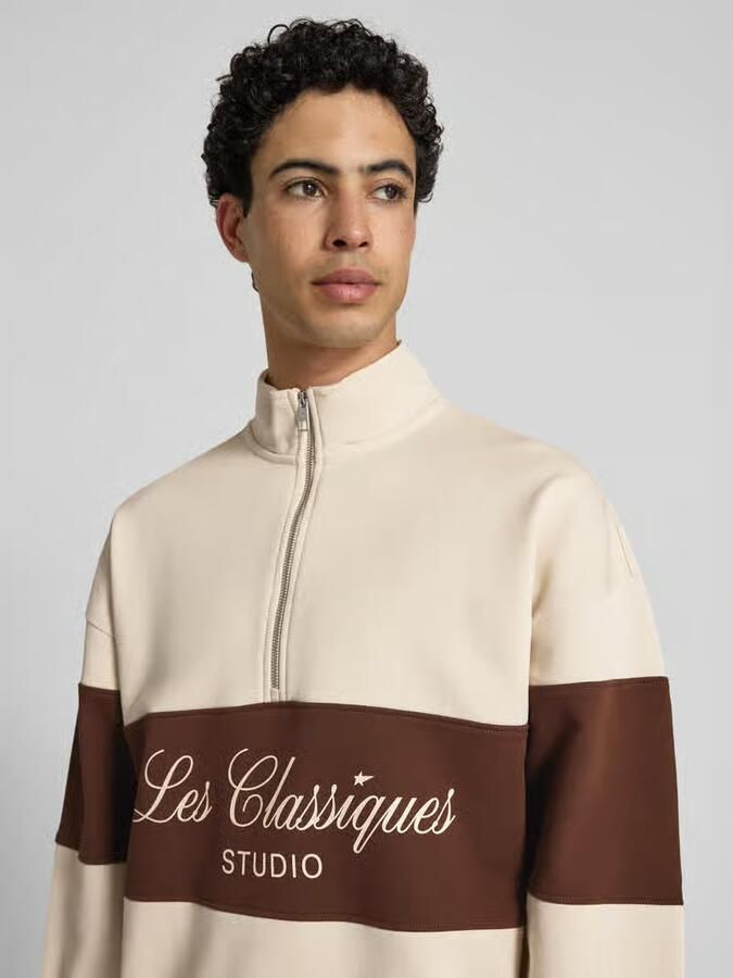 Only & Sons Oversized schipperstrui van puur katoen model 'LES CLASSIQUES'