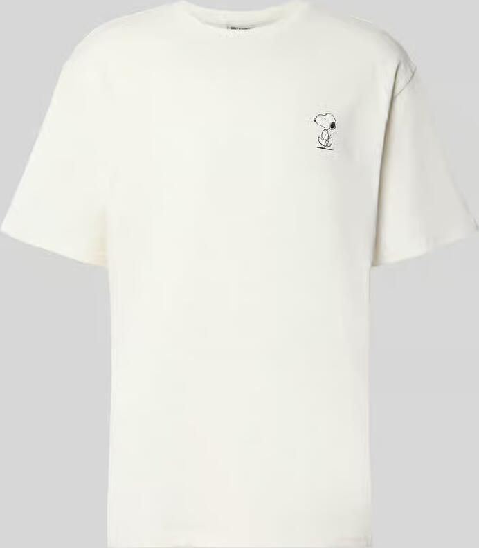Only & Sons oversized t-shirt van pure katoen model 'PEANUTS'