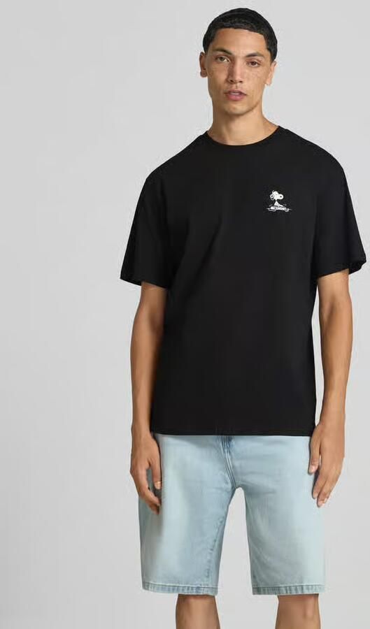 Only & Sons oversized t-shirt van pure katoen model 'PEANUTS' - Foto 2