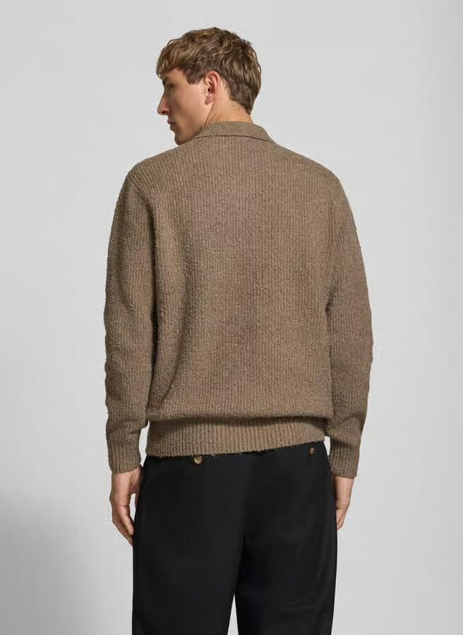 Only & Sons Relaxed fit gebreide polo van katoenmix model 'DALE LIFE' - Foto 3