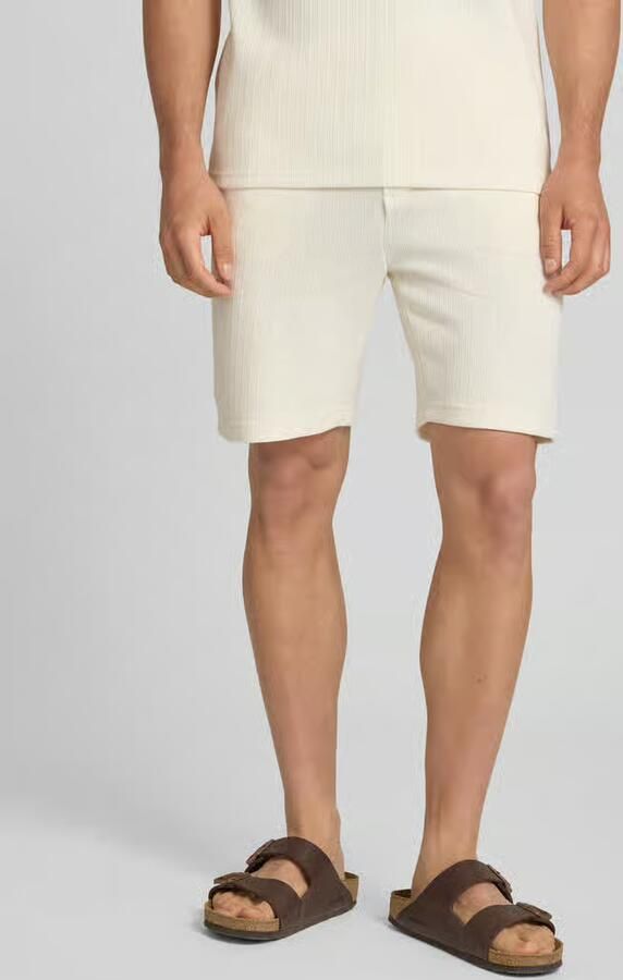 Only & Sons regular fit bermuda s van gestructureerd materiaal model 'TREY LIFE' - Foto 4