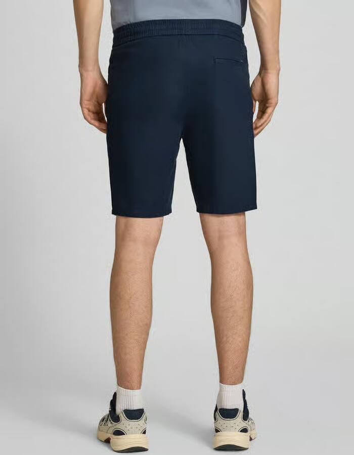 Only & Sons regular fit bermuda van mix van katoen en linnen model 'LINUS' - Foto 6
