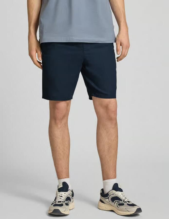 Only & Sons regular fit bermuda van mix van katoen en linnen model 'LINUS' - Foto 7