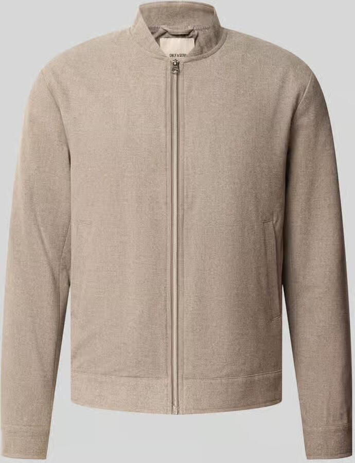 Only & Sons Regular fit blouson met viscose model 'MARK'