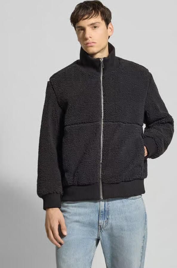 Only & Sons Regular fit bomberjack in de look van imitatiebont model 'RAY' - Foto 2