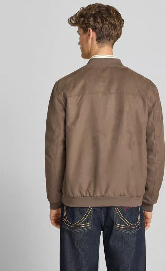 Only & Sons regular fit bomberjack in leerlook model 'LUCAS' - Foto 3