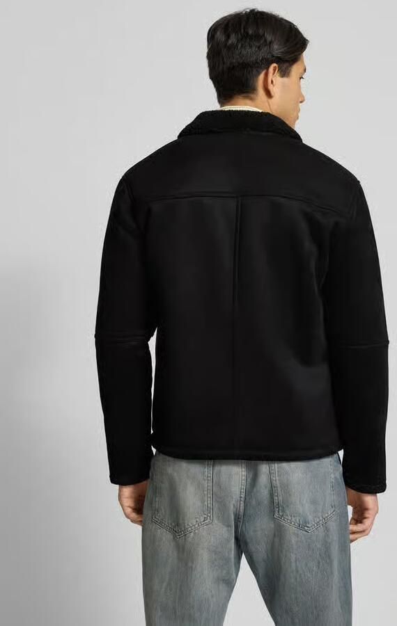 Only & Sons Regular fit bomberjack met kraag van imitatiebont model 'ROYCE'