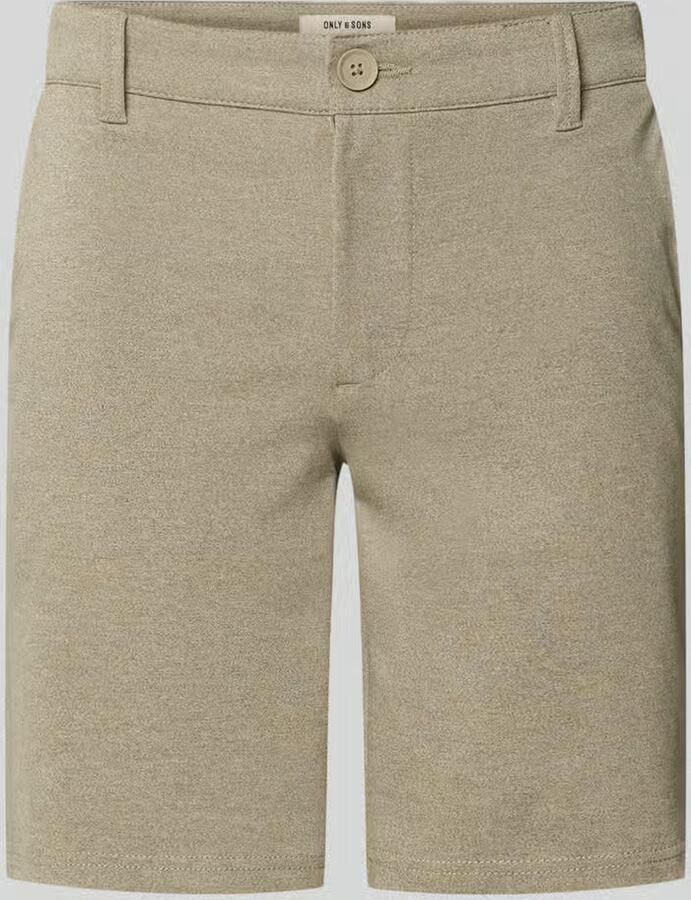 Only & Sons regular fit chinobermuda van viscosemix model 'MARK'