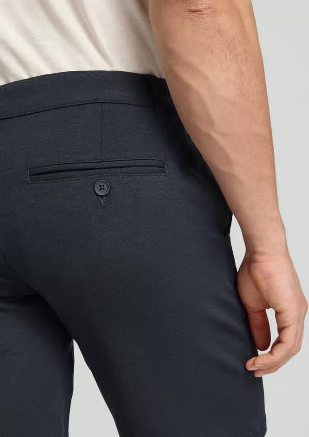 Only & Sons regular fit chinobermuda van viscosemix model 'MARK' - Foto 3