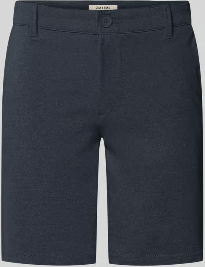 Only & Sons regular fit chinobermuda van viscosemix model 'MARK' - Foto 2