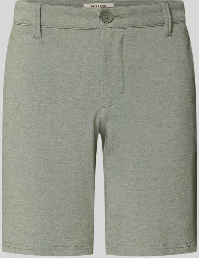 Only & Sons regular fit chinobermuda van viscosemix model 'MARK'
