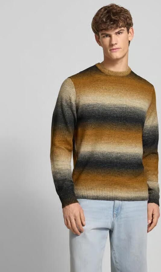 Only & Sons Regular fit gebreide pullover met katoen model 'BERTIL' - Foto 3
