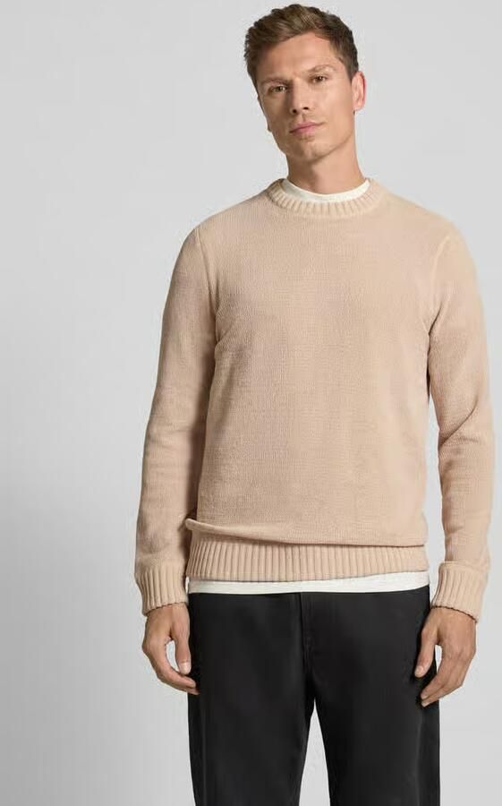 Only & Sons Regular fit gebreide pullover met ronde hals model 'ETHAN' - Foto 3