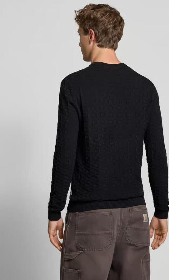 Only & Sons Regular fit gebreide pullover met structuurmotief model 'KALLE' - Foto 2