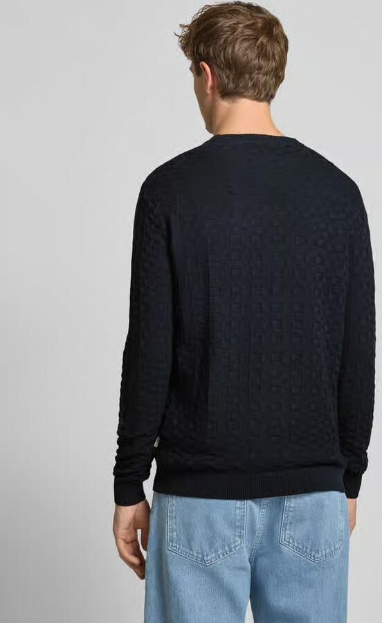 Only & Sons Regular fit gebreide pullover met structuurmotief model 'KALLE' - Foto 2