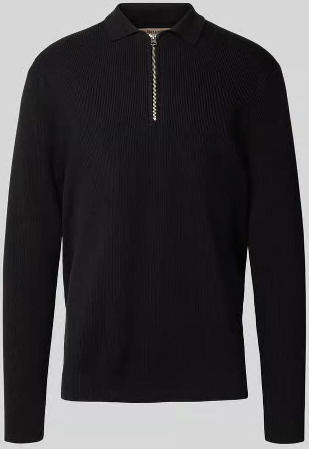Only & Sons Regular fit gebreide pullover van katoenmix model 'PHIL'