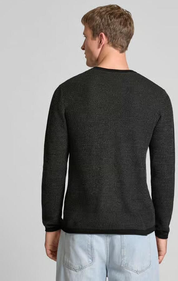 Only & Sons Regular fit gebreide pullover van puur katoen model 'ERIC' - Foto 4