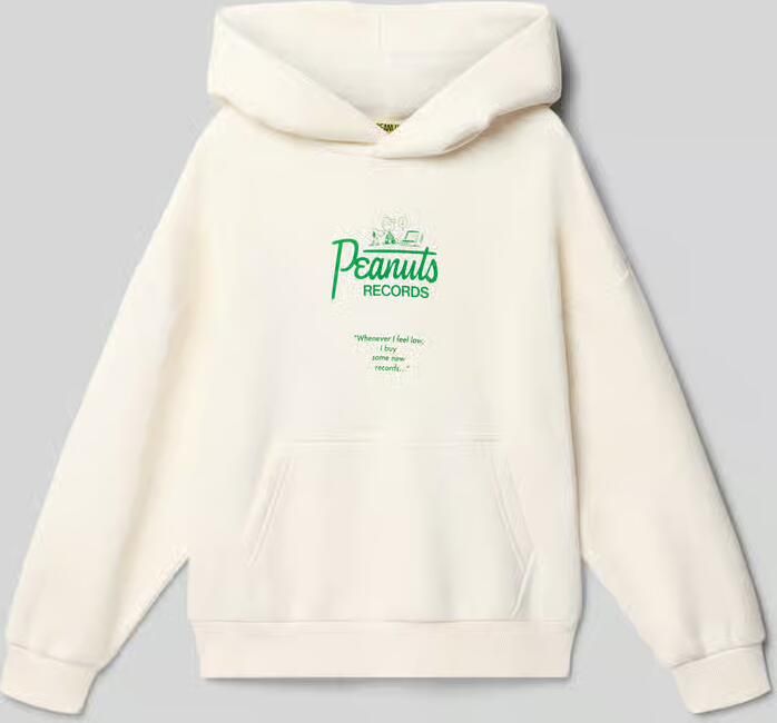 Only & Sons Regular fit HOODIE van Katoenmix Model 'PEANUTS' - Foto 2