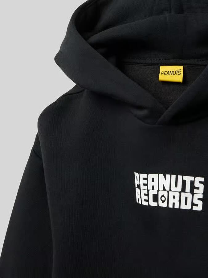 Only & Sons Regular fit HOODIE van Katoenmix Model 'PEANUTS'