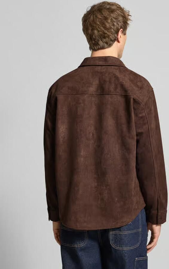 Only & Sons Regular fit jack in suèdelook met klepzakken op de borst model 'RAVI'