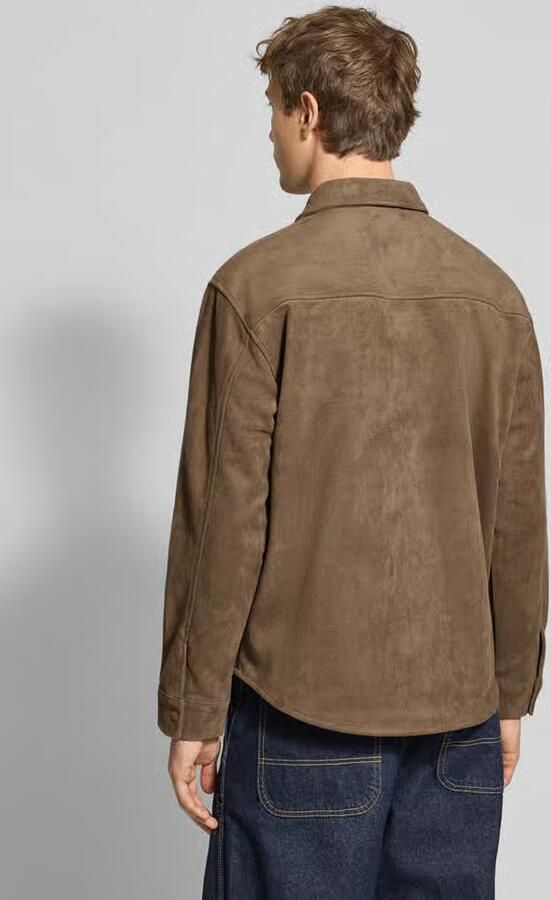Only & Sons Regular fit jack in suèdelook met klepzakken op de borst model 'RAVI'