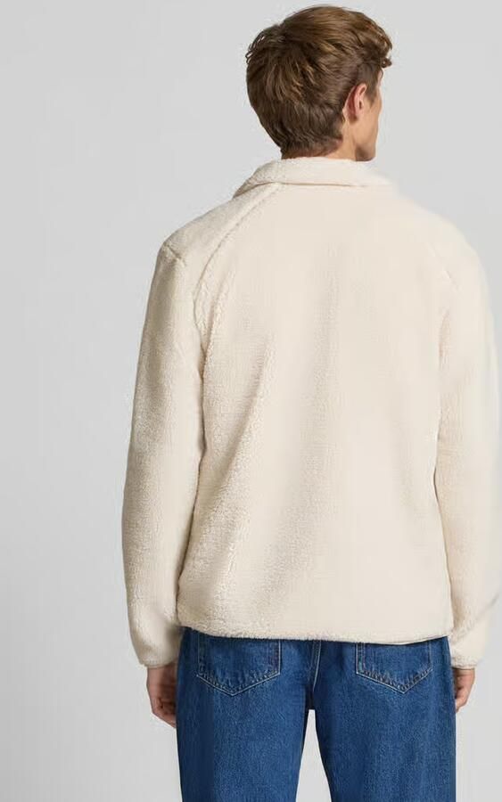 Only & Sons Regular fit jack van imitatiebont met mesh model 'DALLAS'