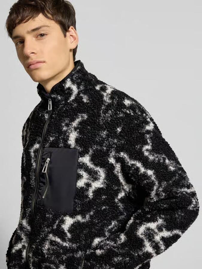 Only & Sons Regular fit jack van teddybont met all-over motief model 'JAIMY'