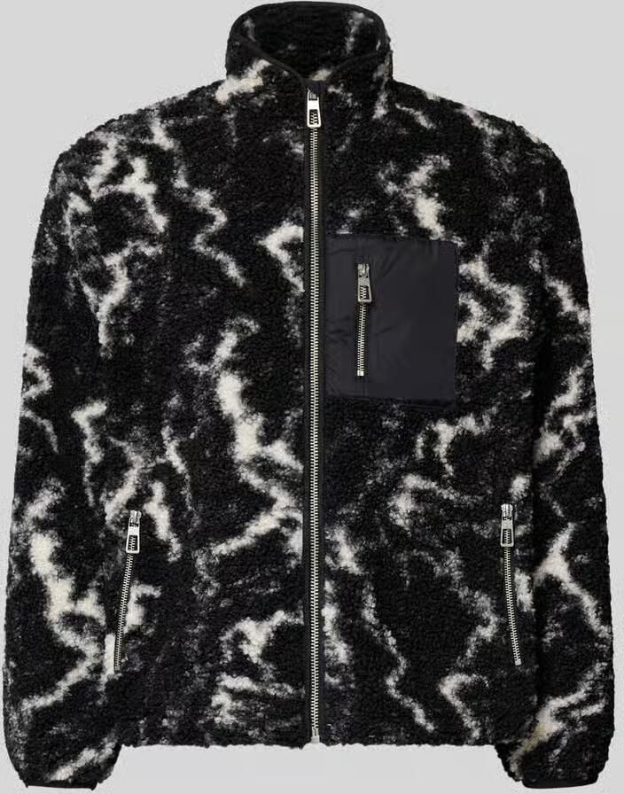 Only & Sons Regular fit jack van teddybont met all-over motief model 'JAIMY' - Foto 2