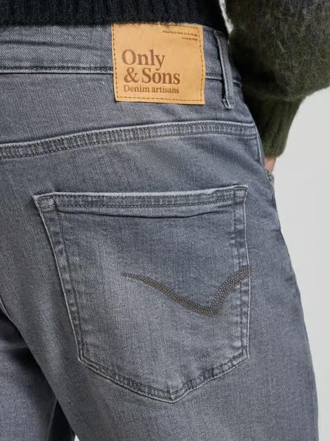 Only & Sons Regular fit jeans van katoenmix