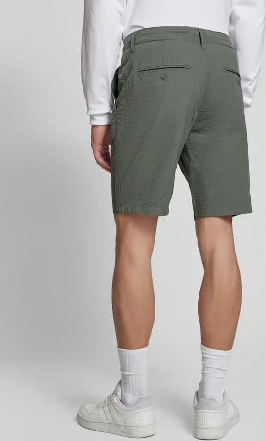 Only & Sons Regular fit korte broek met structuurmotief model 'LEO LIFE' - Foto 4