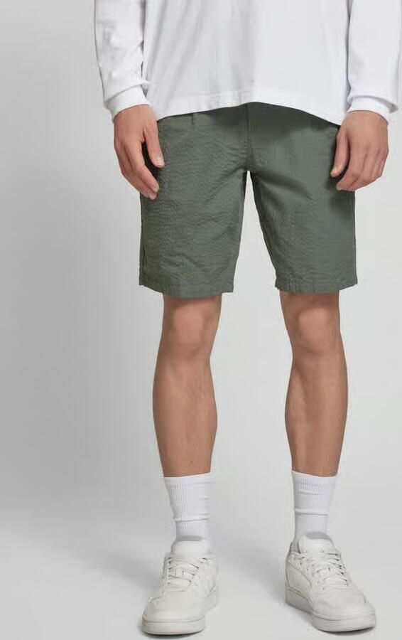 Only & Sons Regular fit korte broek met structuurmotief model 'LEO LIFE' - Foto 5