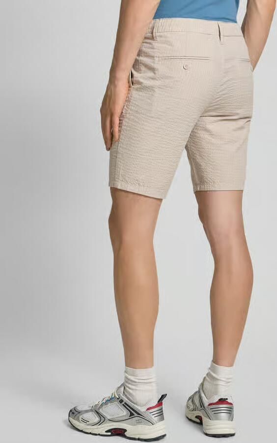 Only & Sons Regular fit korte broek met structuurmotief model 'LEO LIFE' - Foto 4