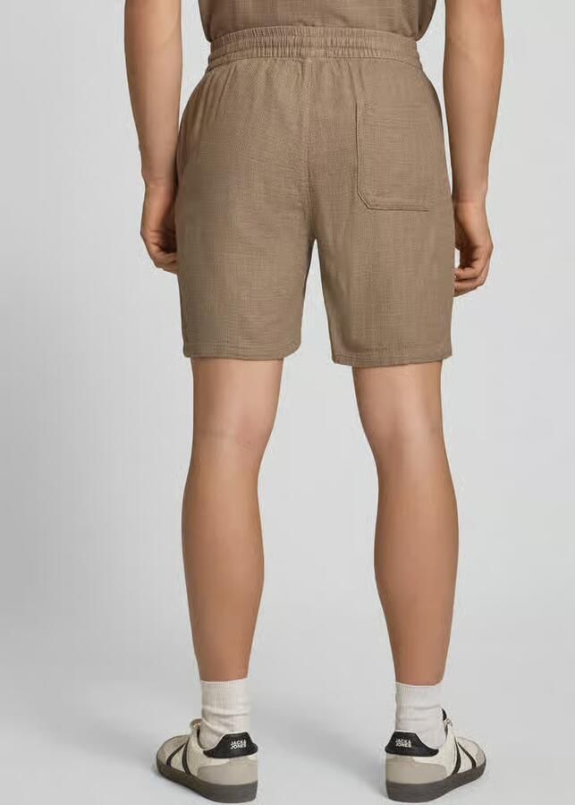 Only & Sons regular fit korte broek van mix van viscose en linnen model 'TEL LATHAM' - Foto 3