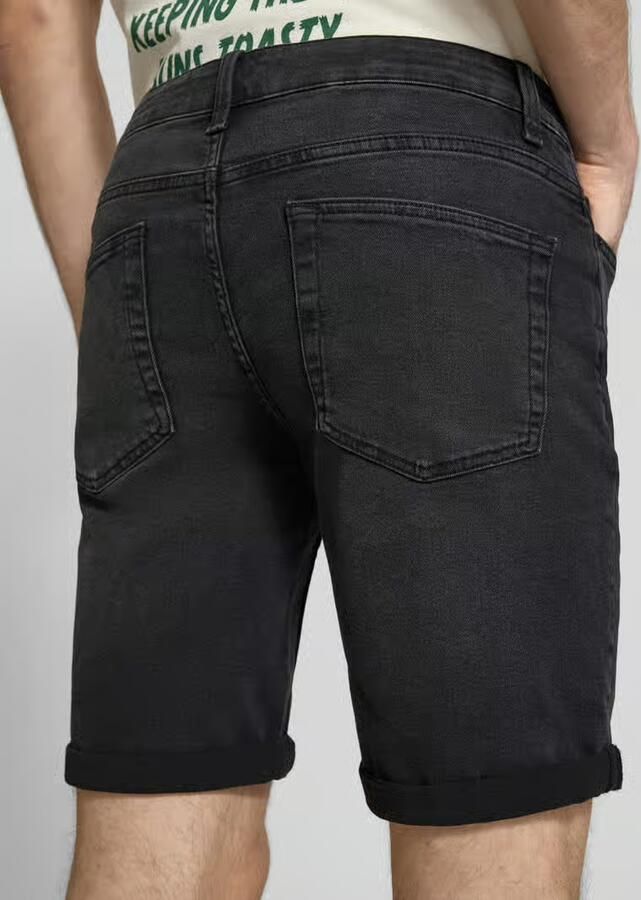 Only & Sons regular fit korte jeans van katoenmix met viscose model 'SPY' - Foto 4