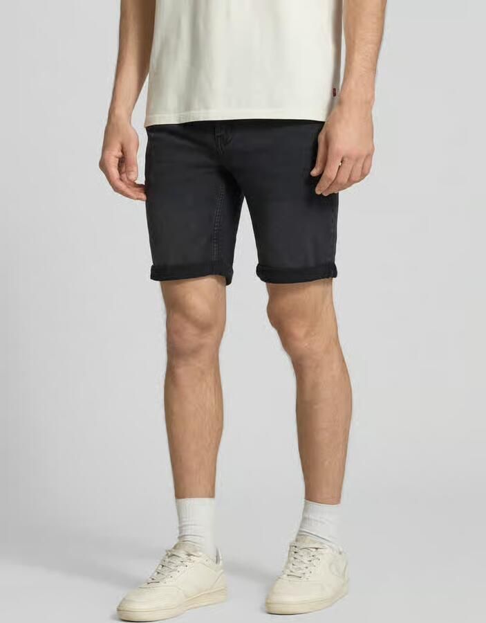 Only & Sons regular fit korte jeans van katoenmix met viscose model 'SPY' - Foto 5
