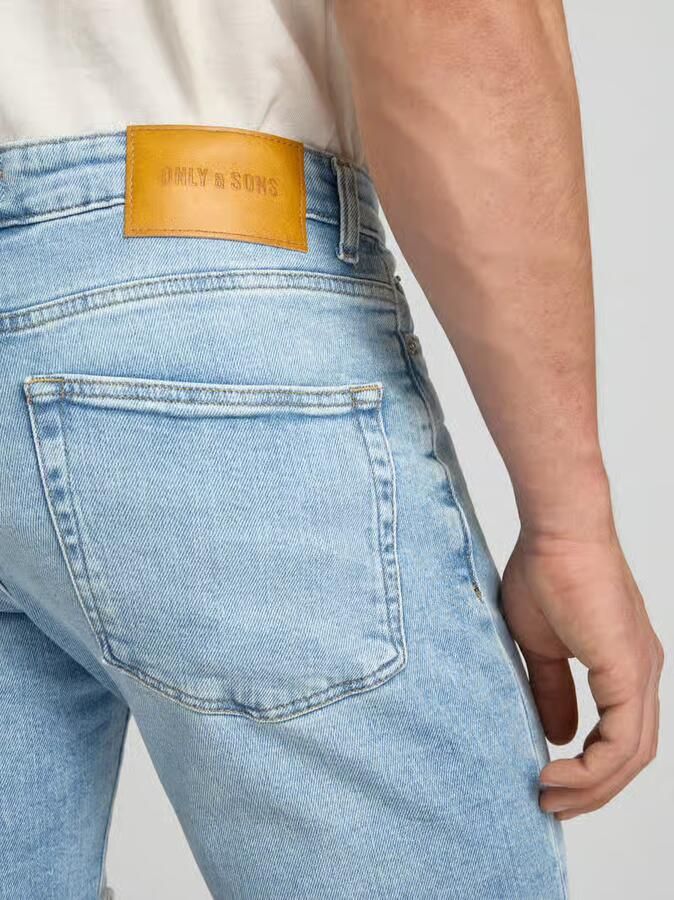 ONLY & SONS Jeansshort ONSPLY LIGHT BLUE 5189 SHORTS DNM NOOS - Foto 6