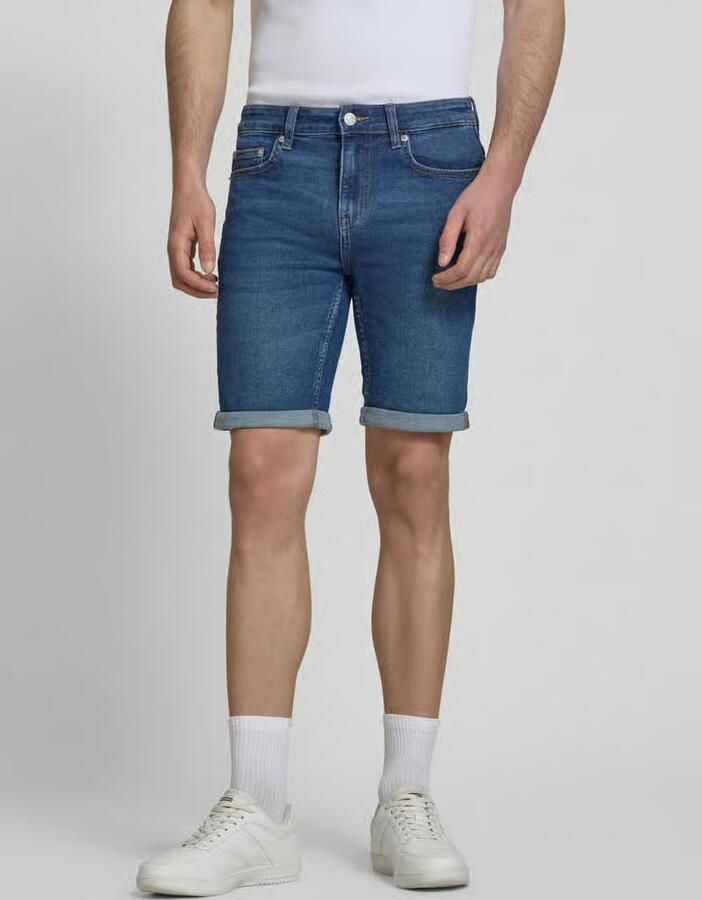 Only & Sons regular fit korte jeans van katoenmix model 'PLY' - Foto 5