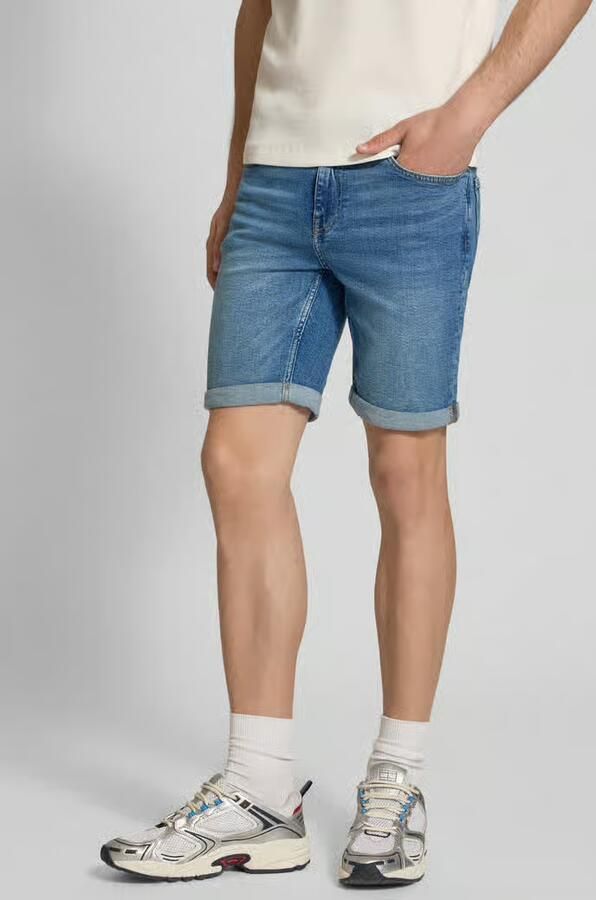 Only & Sons regular fit korte jeans van katoenmix model 'PLY' - Foto 3