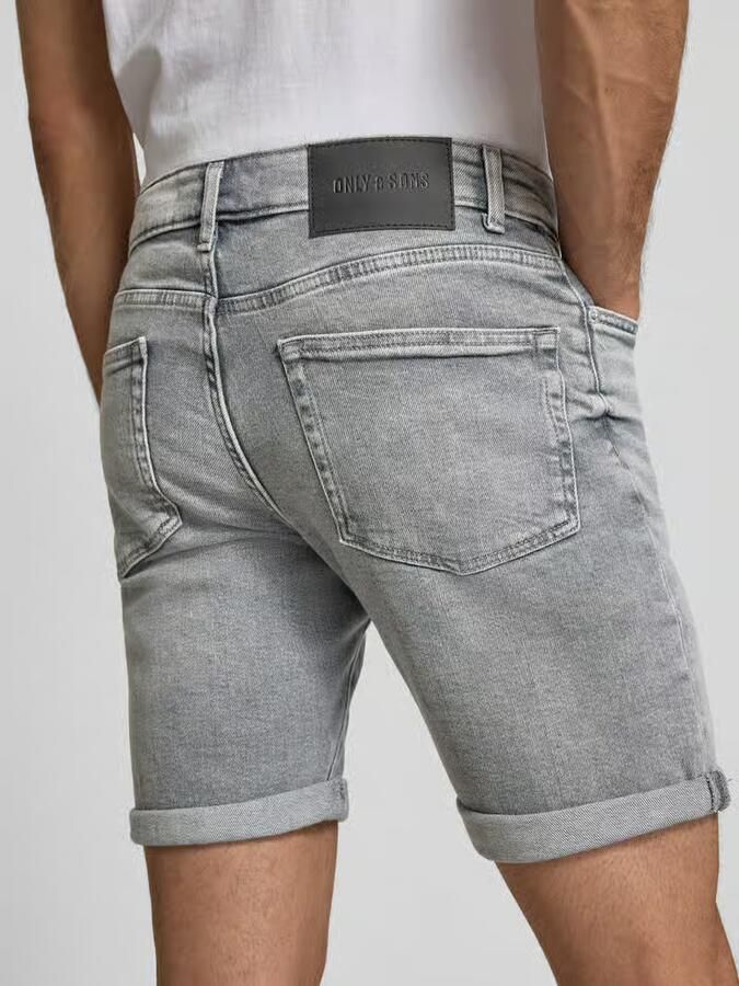 Only & Sons regular fit korte jeans van katoenmix model 'PLY MGD 8774' - Foto 10