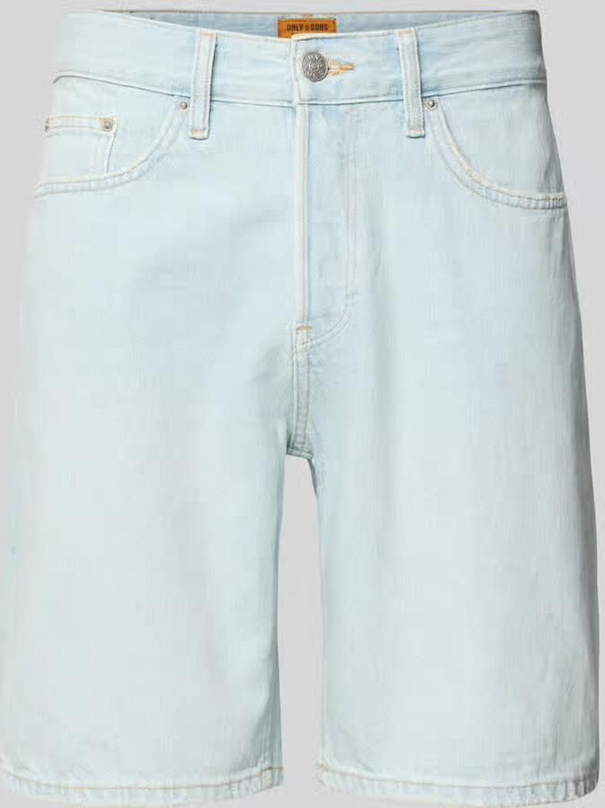 Only & Sons regular fit korte jeans van puur katoen model 'EDGE' - Foto 5